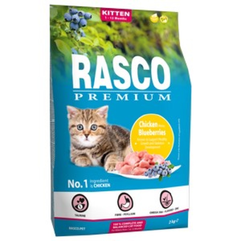 Rasco Kitten Pollo y Arándanos 2kg