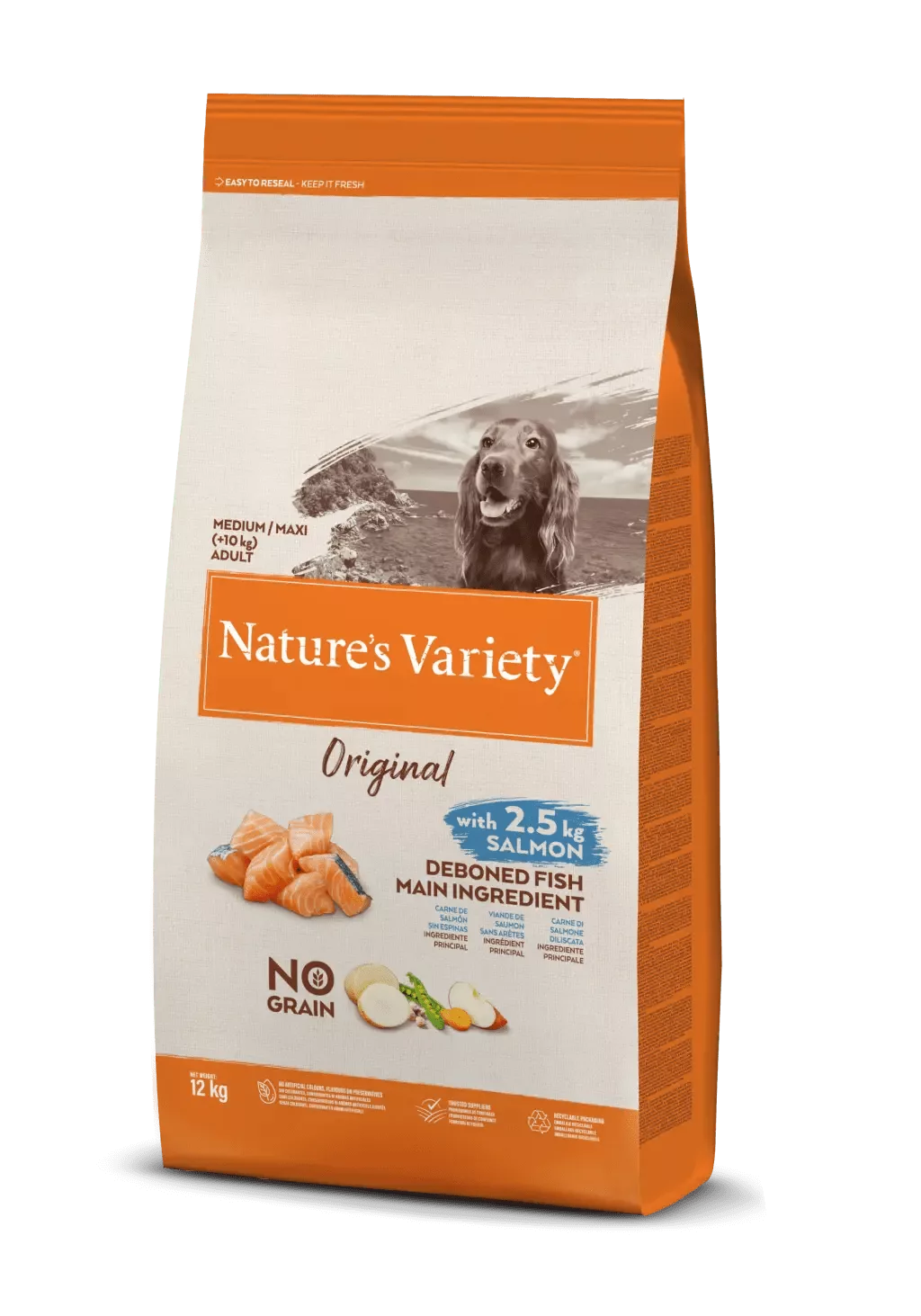 Nature's Variety Canine Adult Medium Maxi Salmon Original