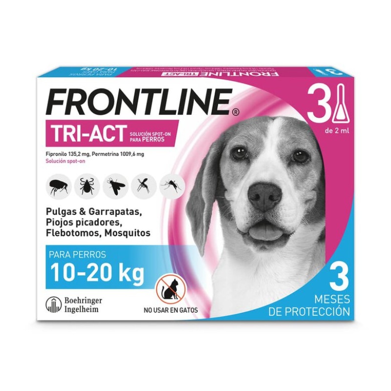 Frontline Tri-Act (10-20 kg) 3 Pipetas