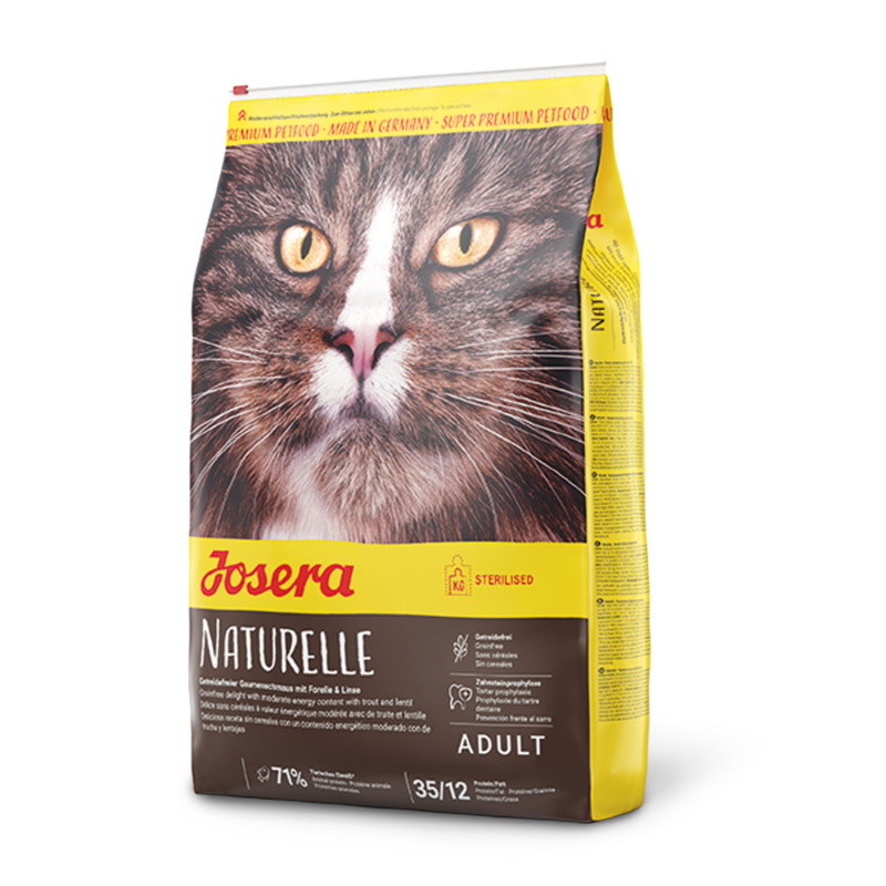 Josera Naturelle con ave y trucha pienso para gatos