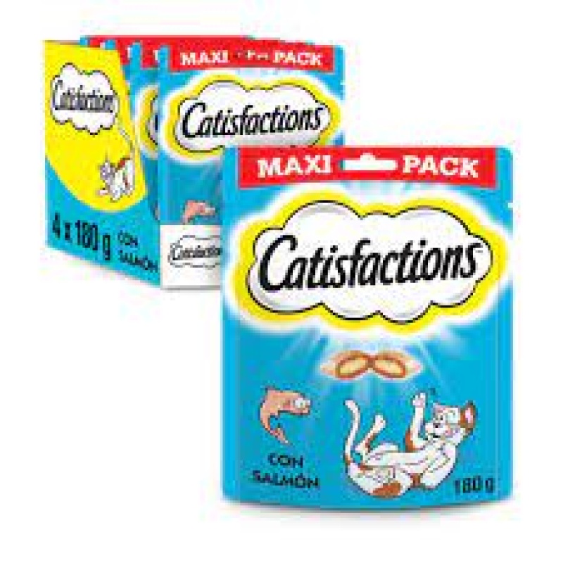 Catisfactions Premios para Gatos Sabor Salmón - Imagen 2