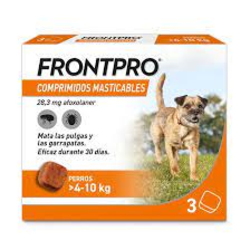 FRONTPRO 28 MG COMP.MAST. 4-10 KGS. 3 COMP.