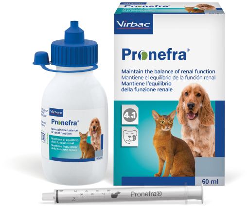 Virbac Pronefra para Problemas Renales en Perros y Gatos - 60