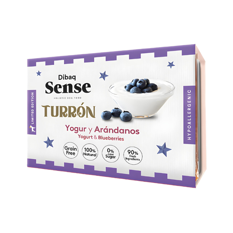 Dibaq Sense Turrón perros Yogur y Arándanos