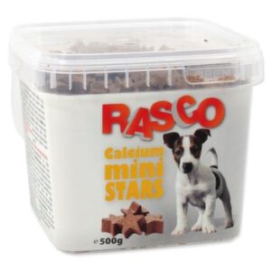 RASCO Snack Perro mini estrellas de calcio 500g - Imagen 1