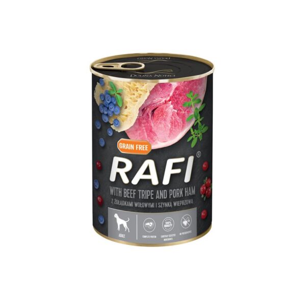 rafi_lata_pate_de_jamon_tripas_de_ternera_y_arandanos_para_perros_1_lata__2 rafi lata pate de jamon tripas de ternera y arandanos para perros 1 lata 2 Masai Mara | Todo para el Cuidado de Tu Mascota