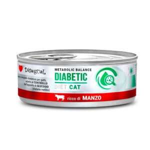 Disugual Diet Lata Diabetic de Ternera para Gatos - Imagen 1