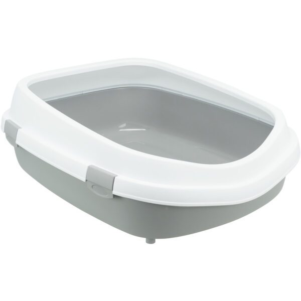 Bandeja_Higienica_para_gato_Primo_XXL_con_borde_56_25_71_cm_Gris_Blanco Bandeja Higienica para gato Primo XXL con borde 56 25 71 cm Gris Blanco Masai Mara | Todo para el Cuidado de Tu Mascota