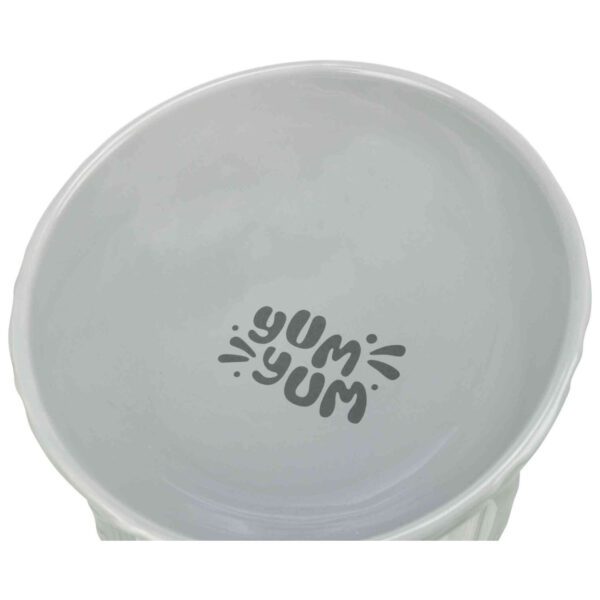 Cuenco elevado ceramica 0 35 l 17 cm Gris 2 Masai Mara | Todo para el Cuidado de Tu Mascota