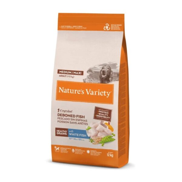 nature s variety healthy grains medium maxi pescado blanco Masai Mara | Todo para el Cuidado de Tu Mascota