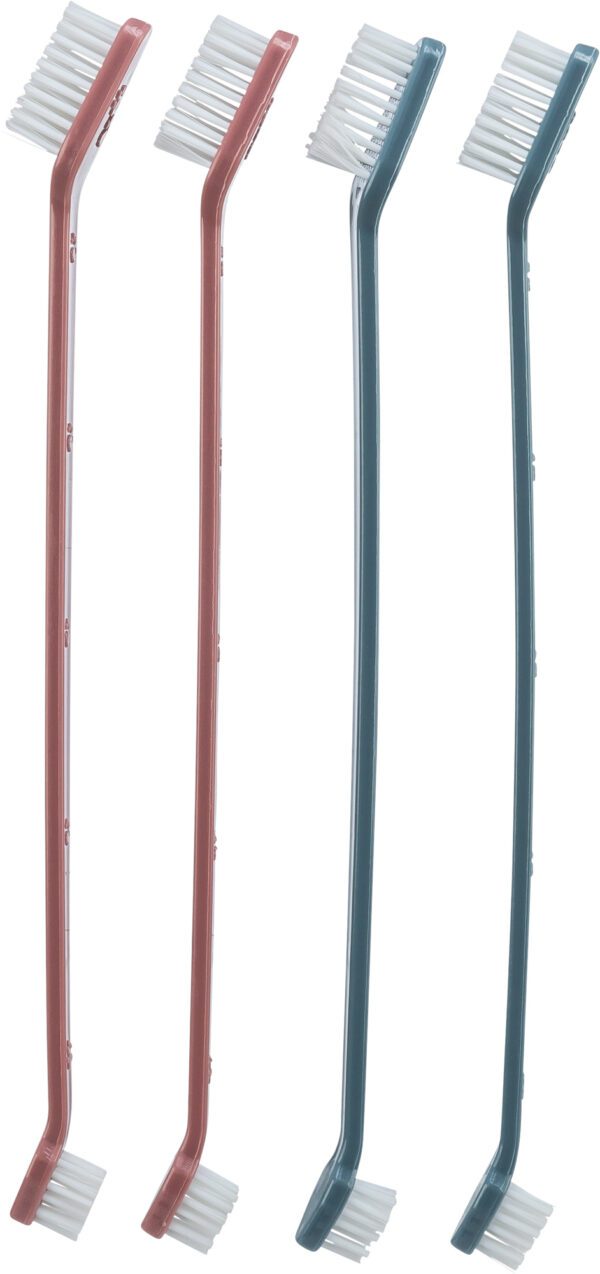 Masai Mara | Todo para el Cuidado de Tu Mascota 4 Cepillos dientes 23 cm dobles plastico 4 Masai Mara | Todo para el Cuidado de Tu Mascota