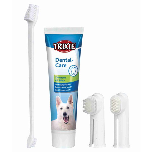 Set Higiene Dental Pasta y cepillos dedos Masai Mara | Todo para el Cuidado de Tu Mascota