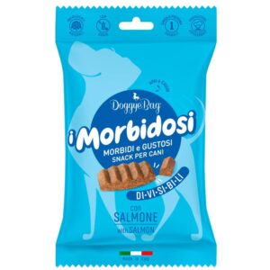Masai Mara | Todo para el Cuidado de Tu Mascota Doggyebag Snack Morbidosi con Salmon 90Gr - Imagen 1