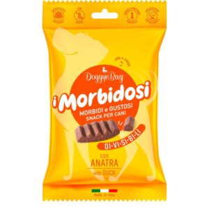 Masai Mara | Todo para el Cuidado de Tu Mascota Doggyebag Snack Morbidosi con Pato 90Gr - Imagen 1